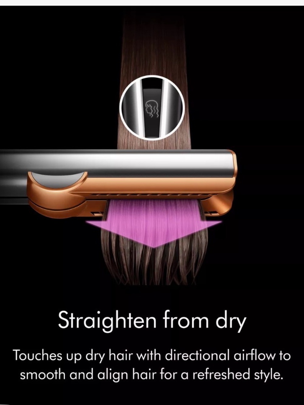 Dyson Airstrait Pink - Smooth & Align
